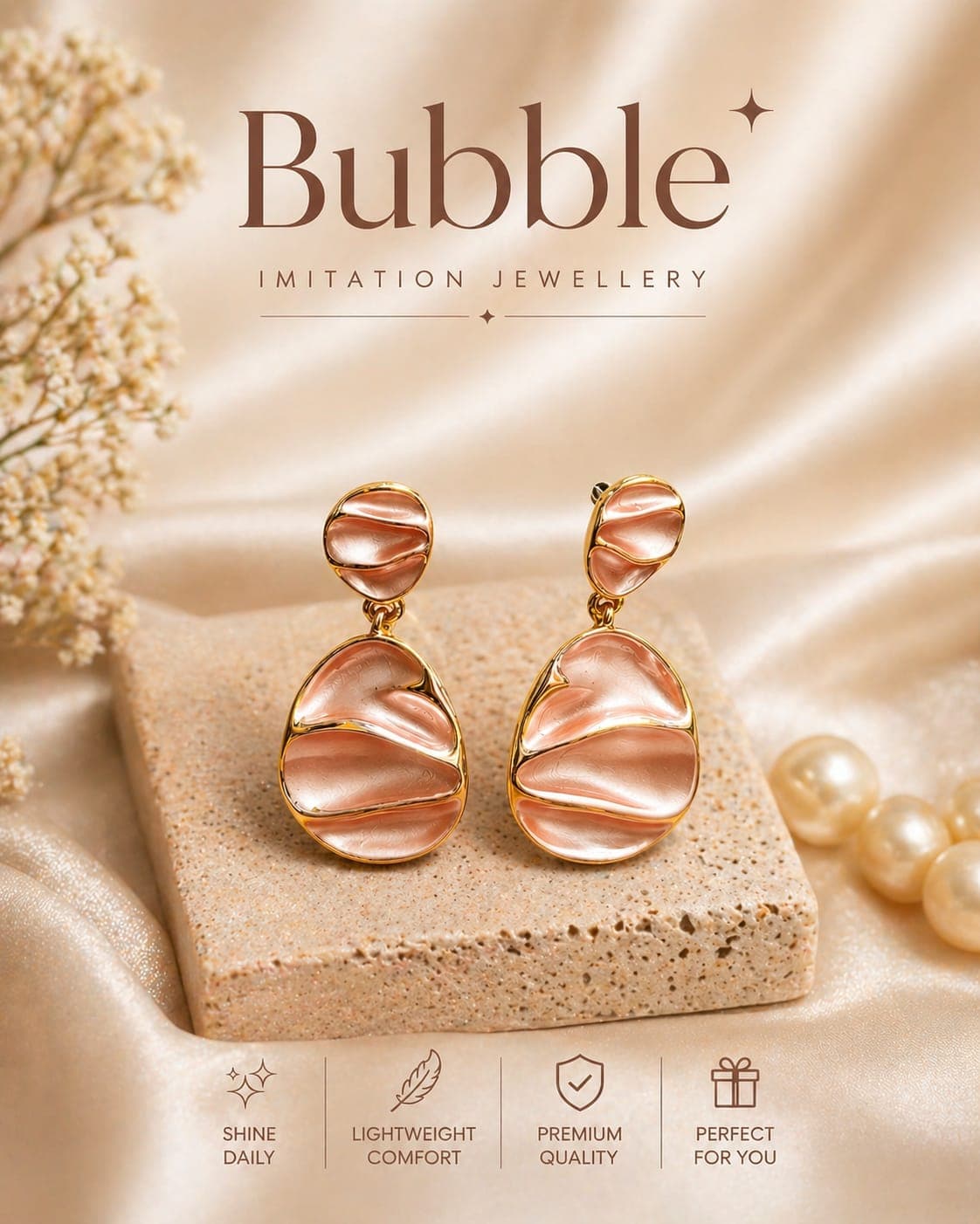 Trendy earrings 