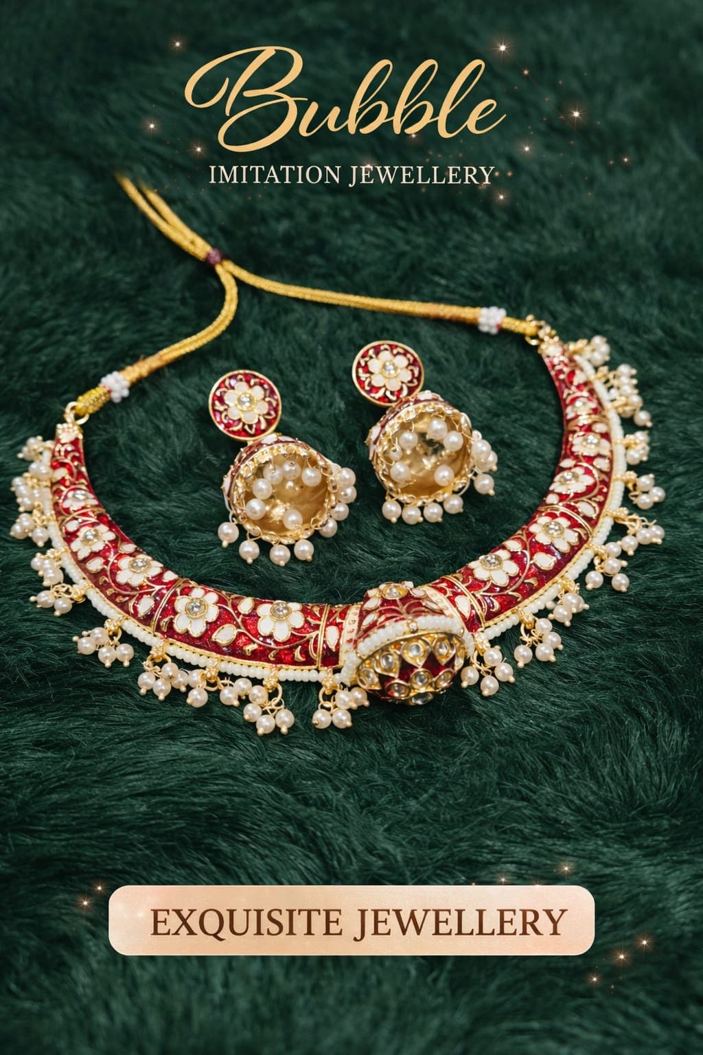 Pearl Layered Necklace Set