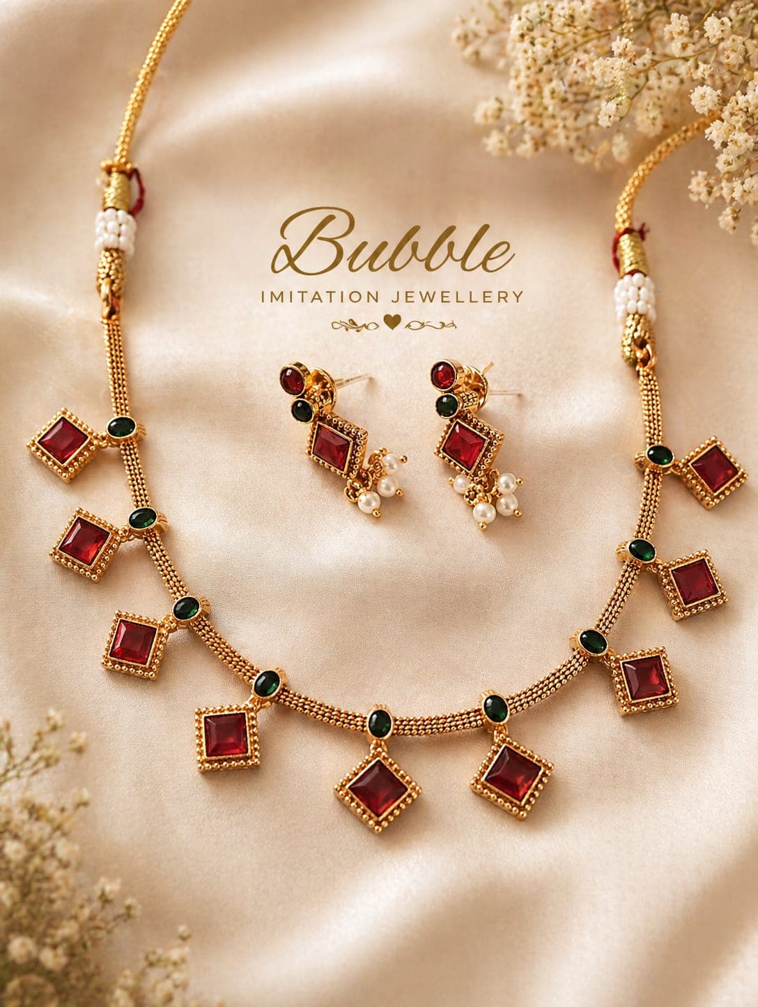 Stone Necklace Set