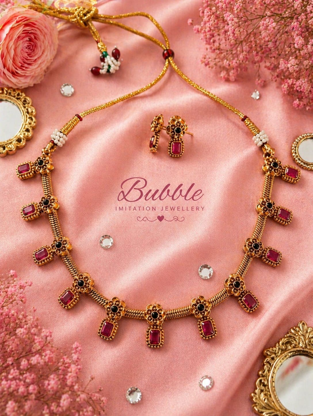 Gold Necklace Set