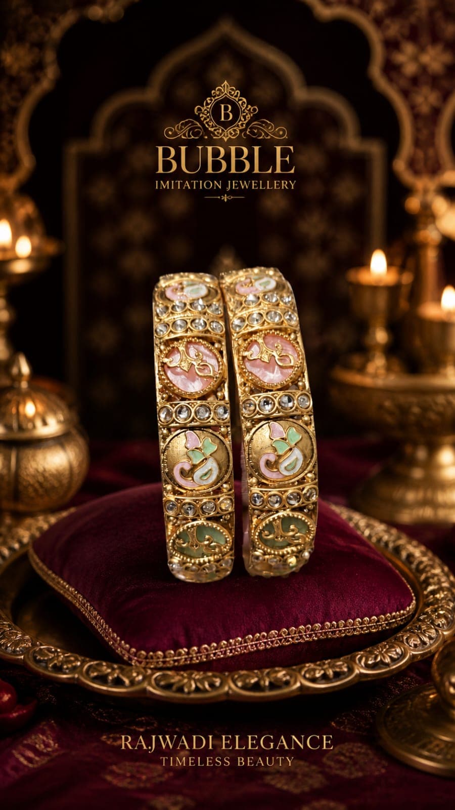 Rajwadi design bangles