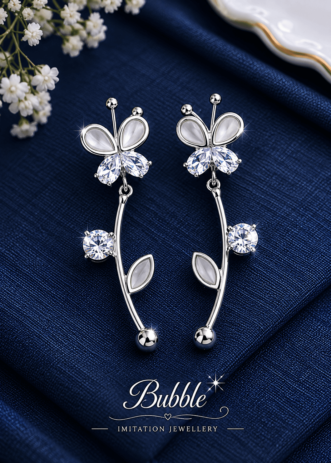 AD Butterfly Earrings 