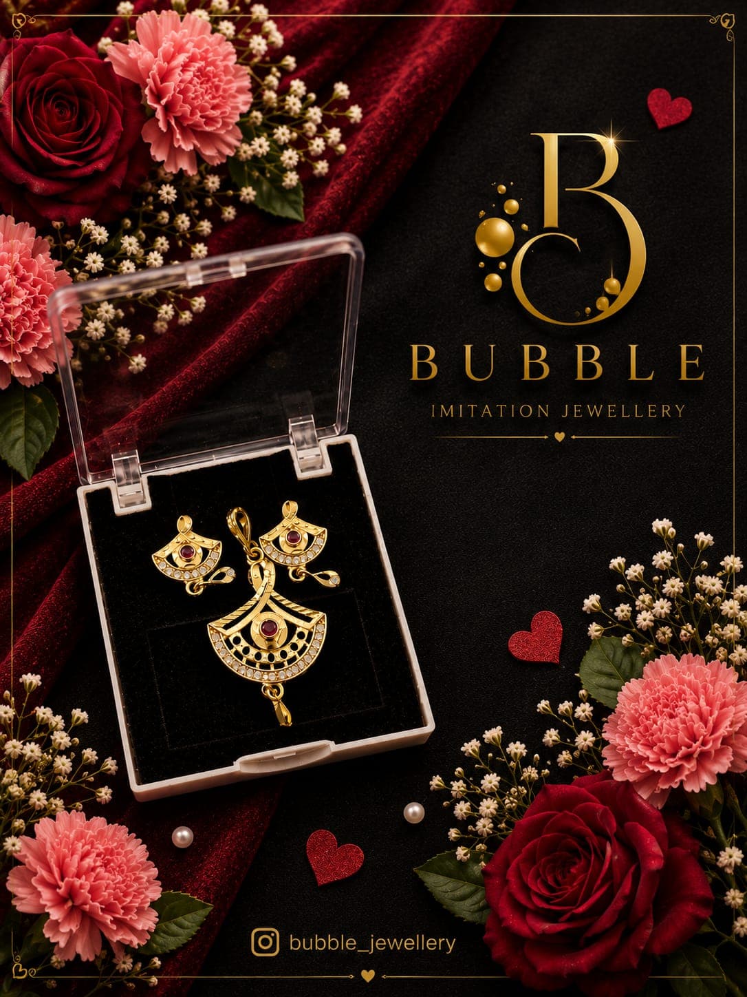 Anti turnish pendant set