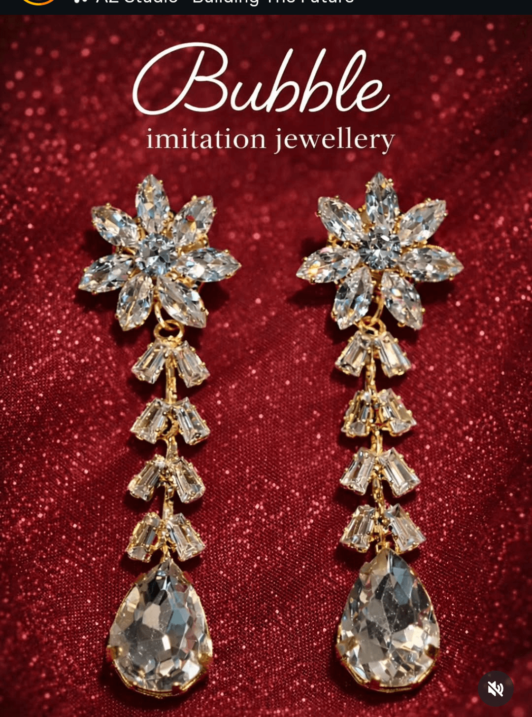 AD flower Earrings 