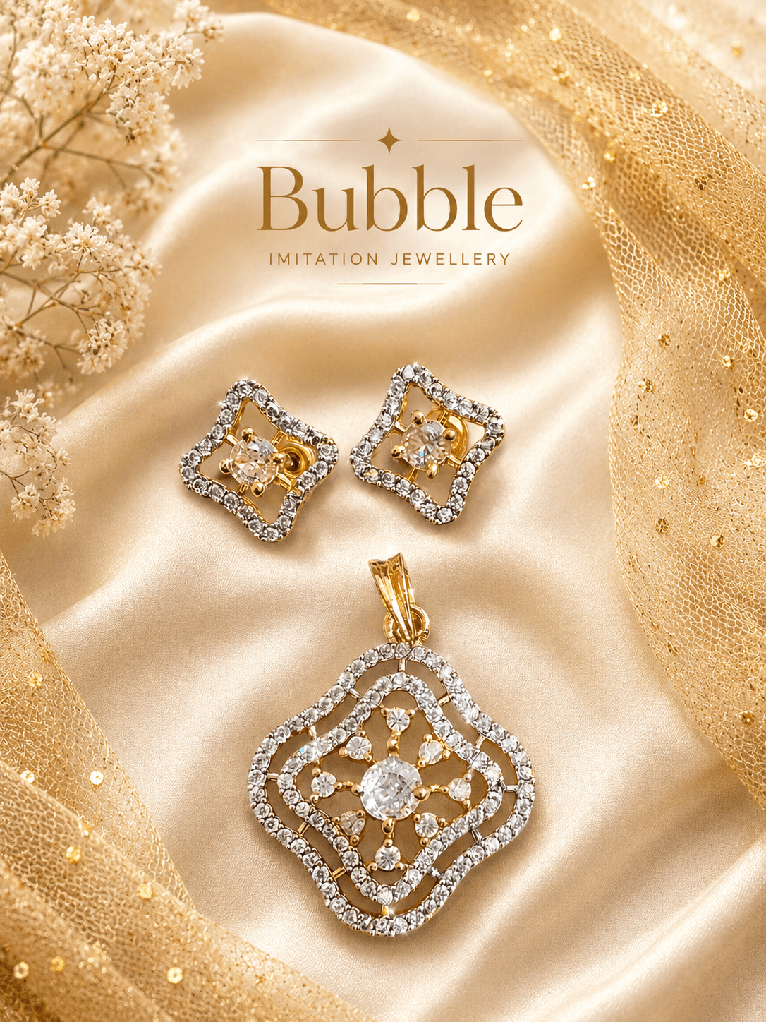 Square Beautiful AD PENDENT Set