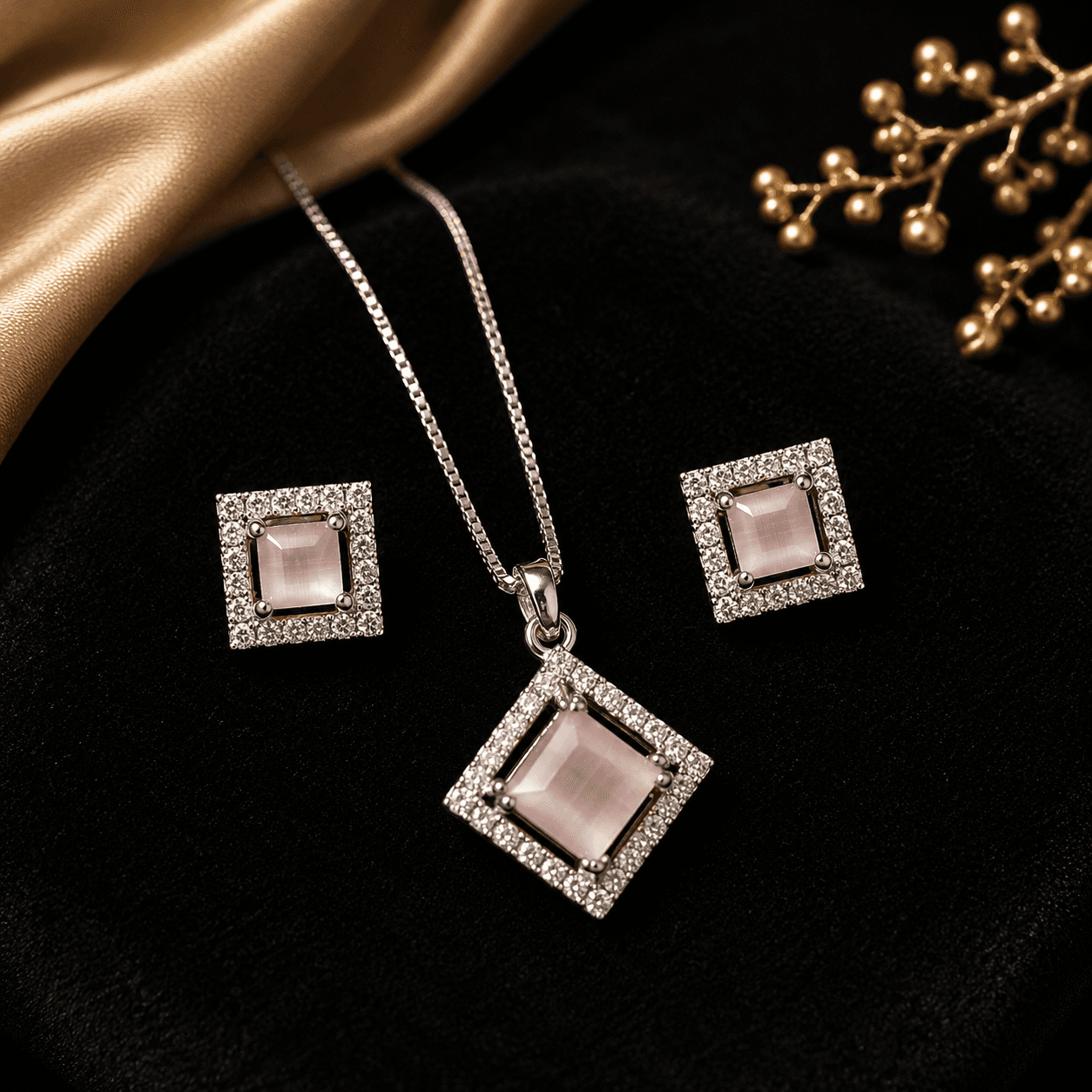 Double Square AD pendant set 