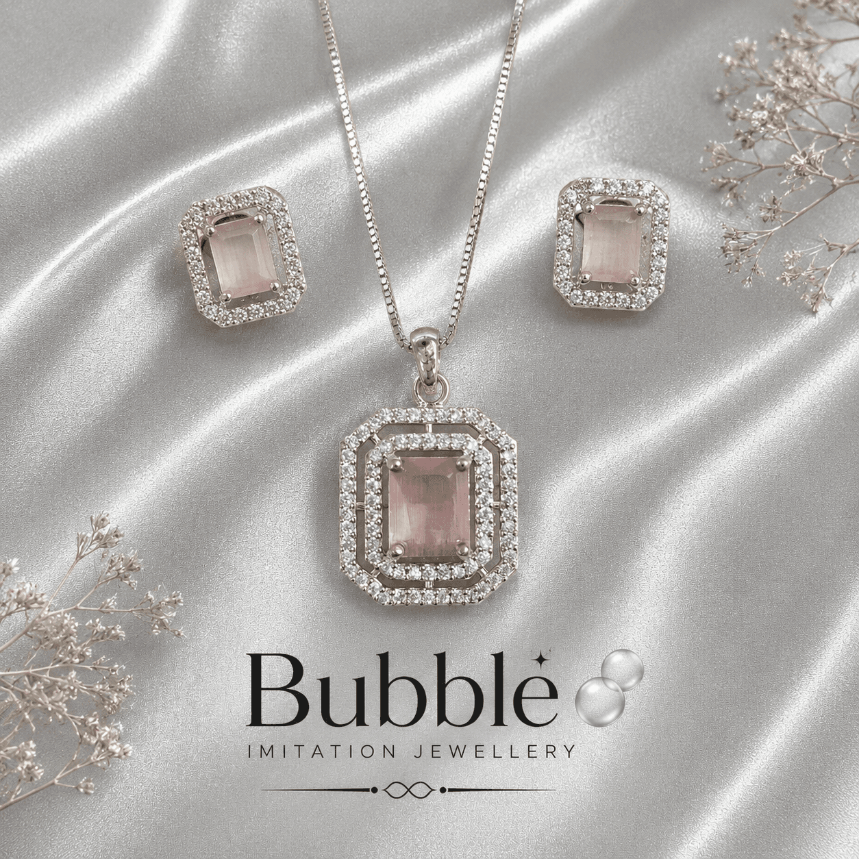 Triple Square Pendent set