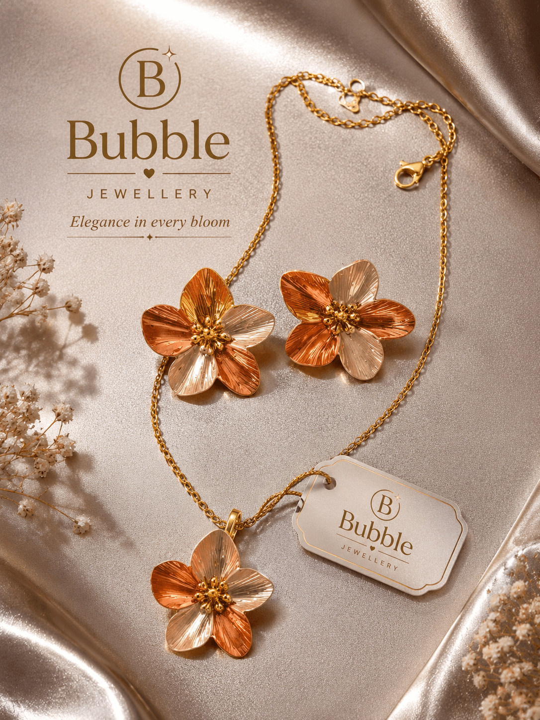 Orchid Pendant Set