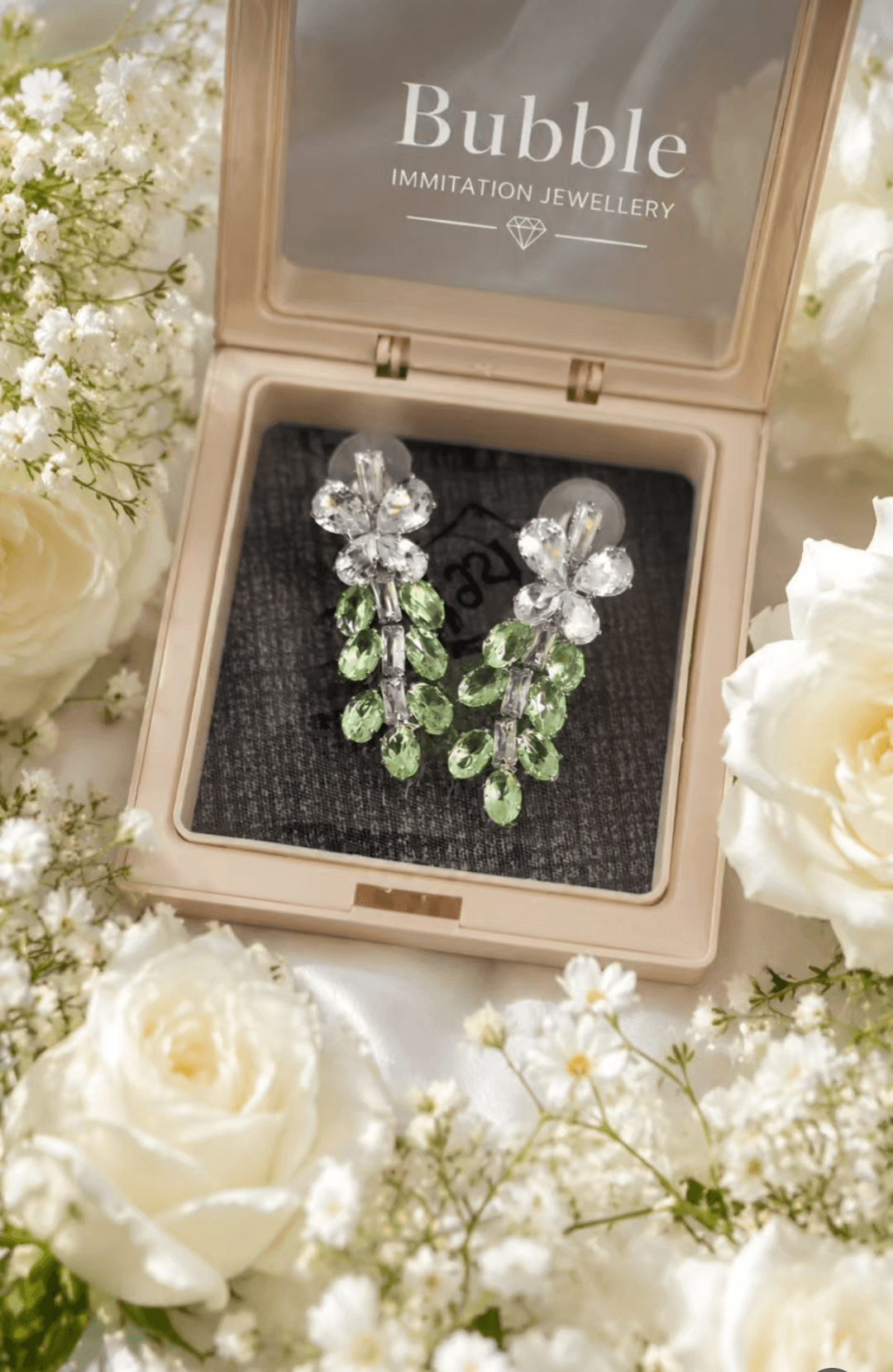 Grapes Crystal Earrings 