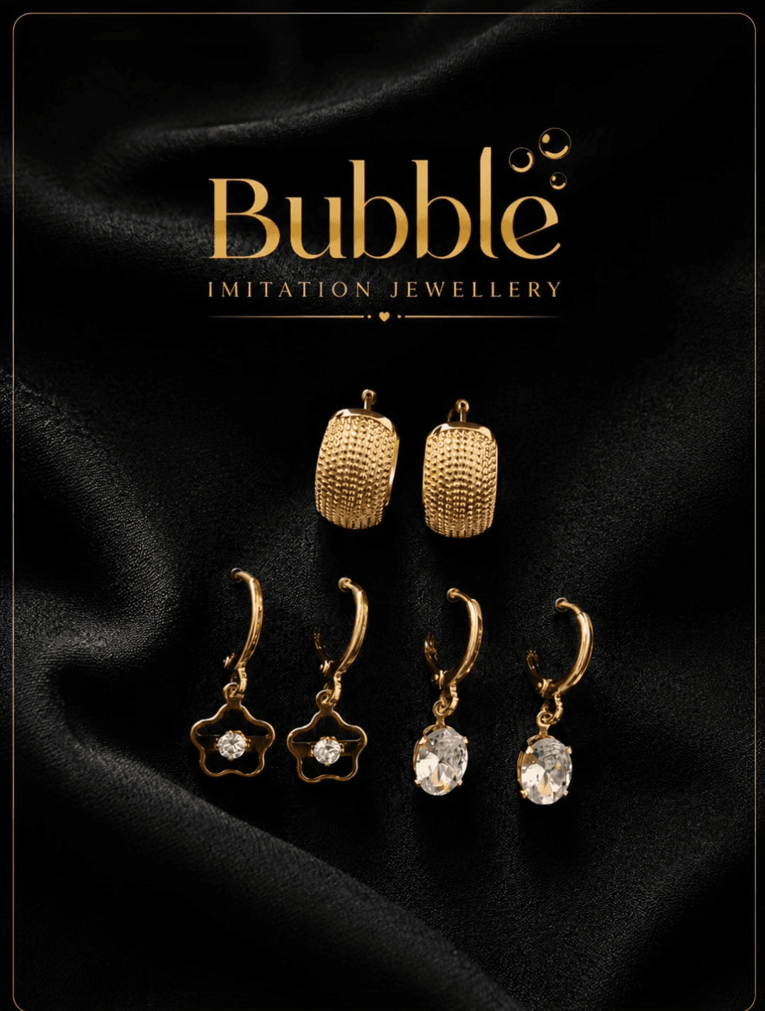 3 pair earrings 