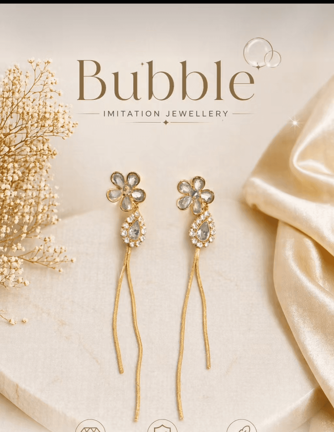 Light casual Flower Earrings 