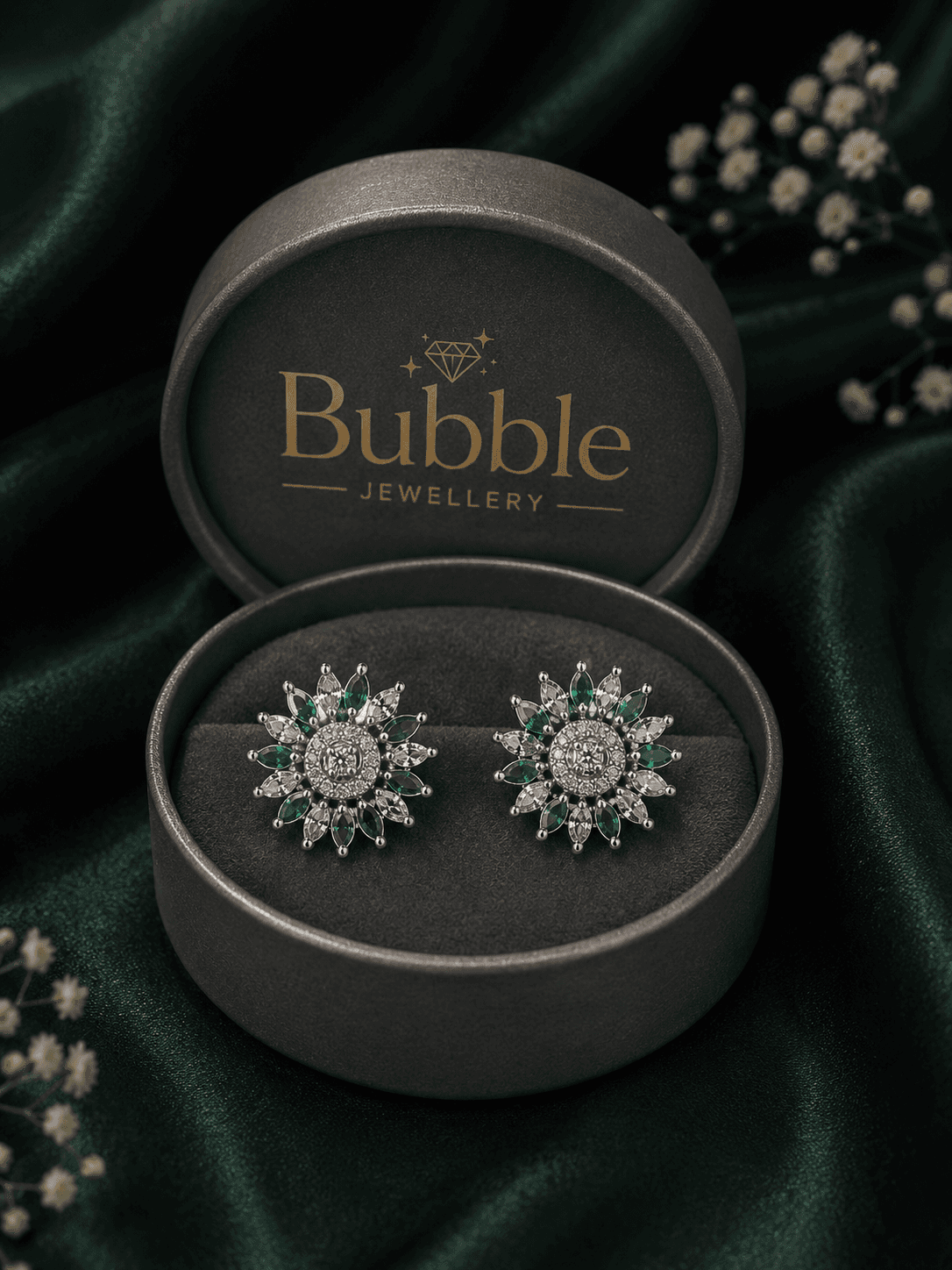 AD star studs earrings 