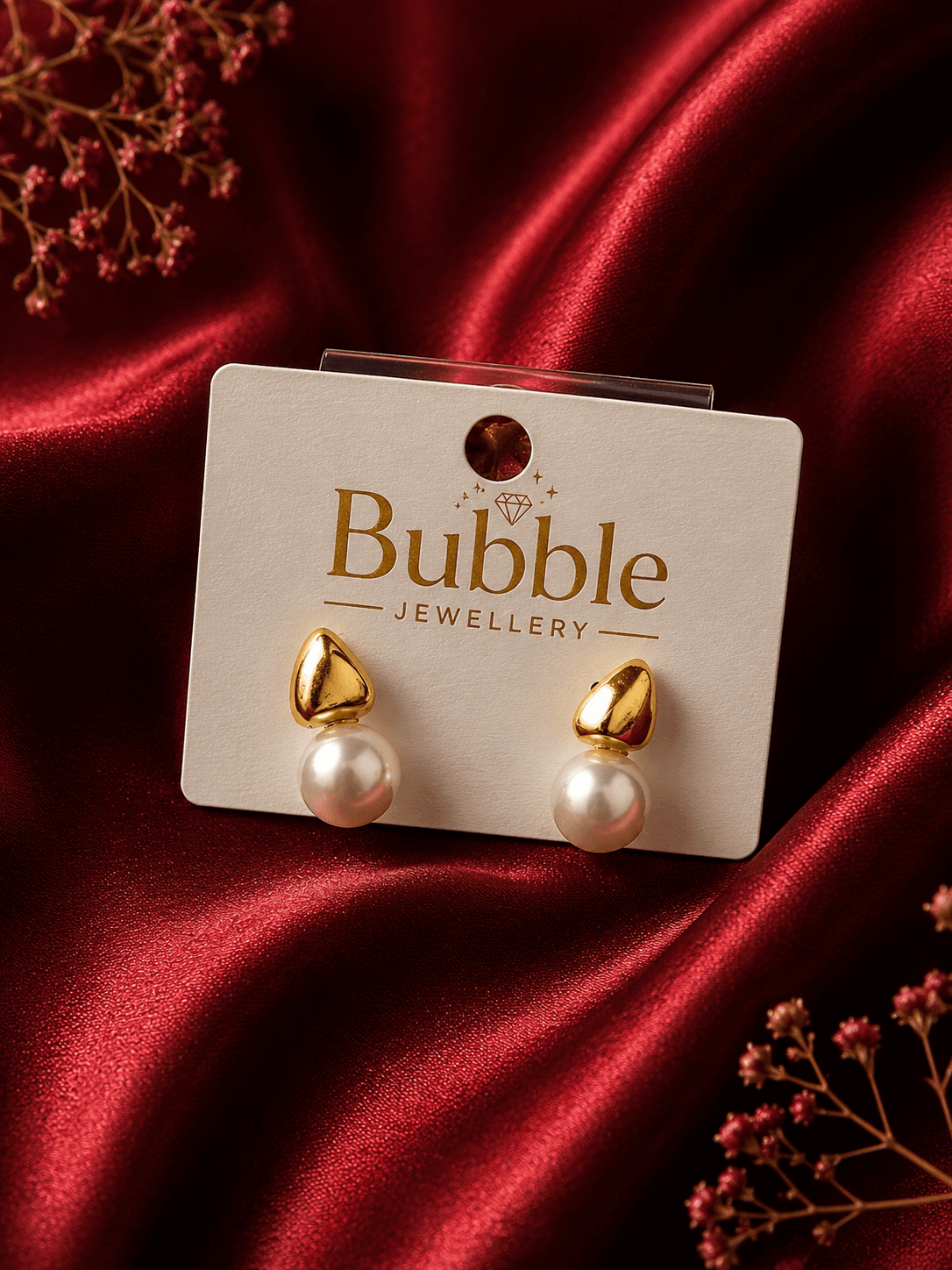 Pearl earrings