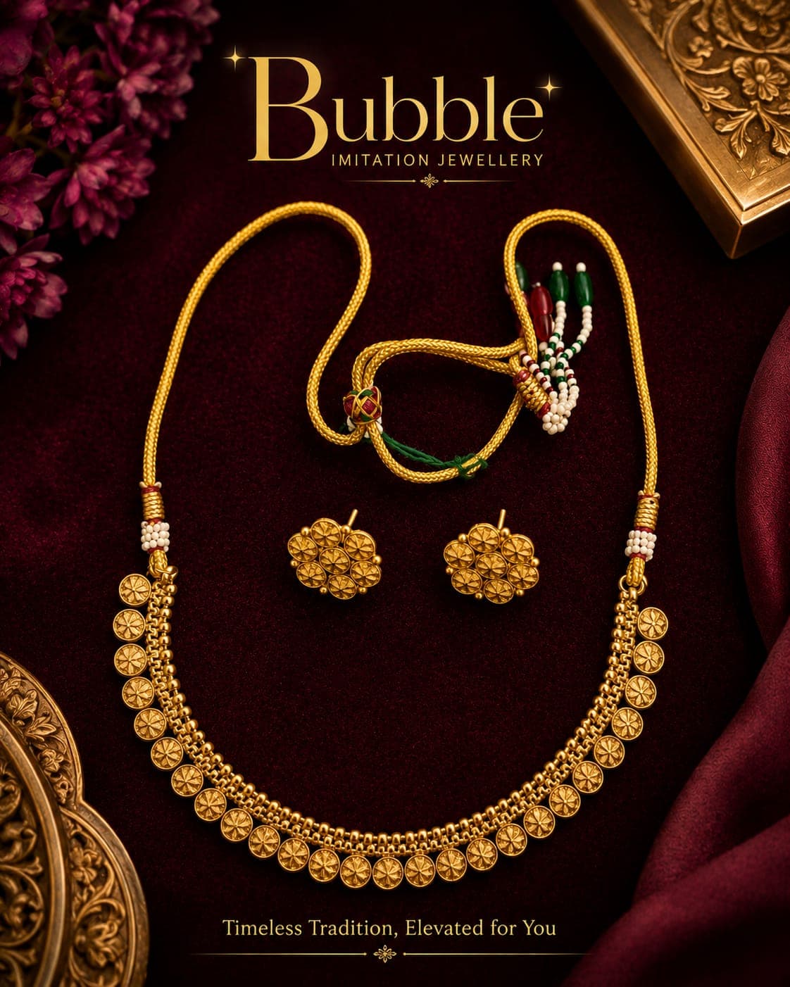 Golden chokar set