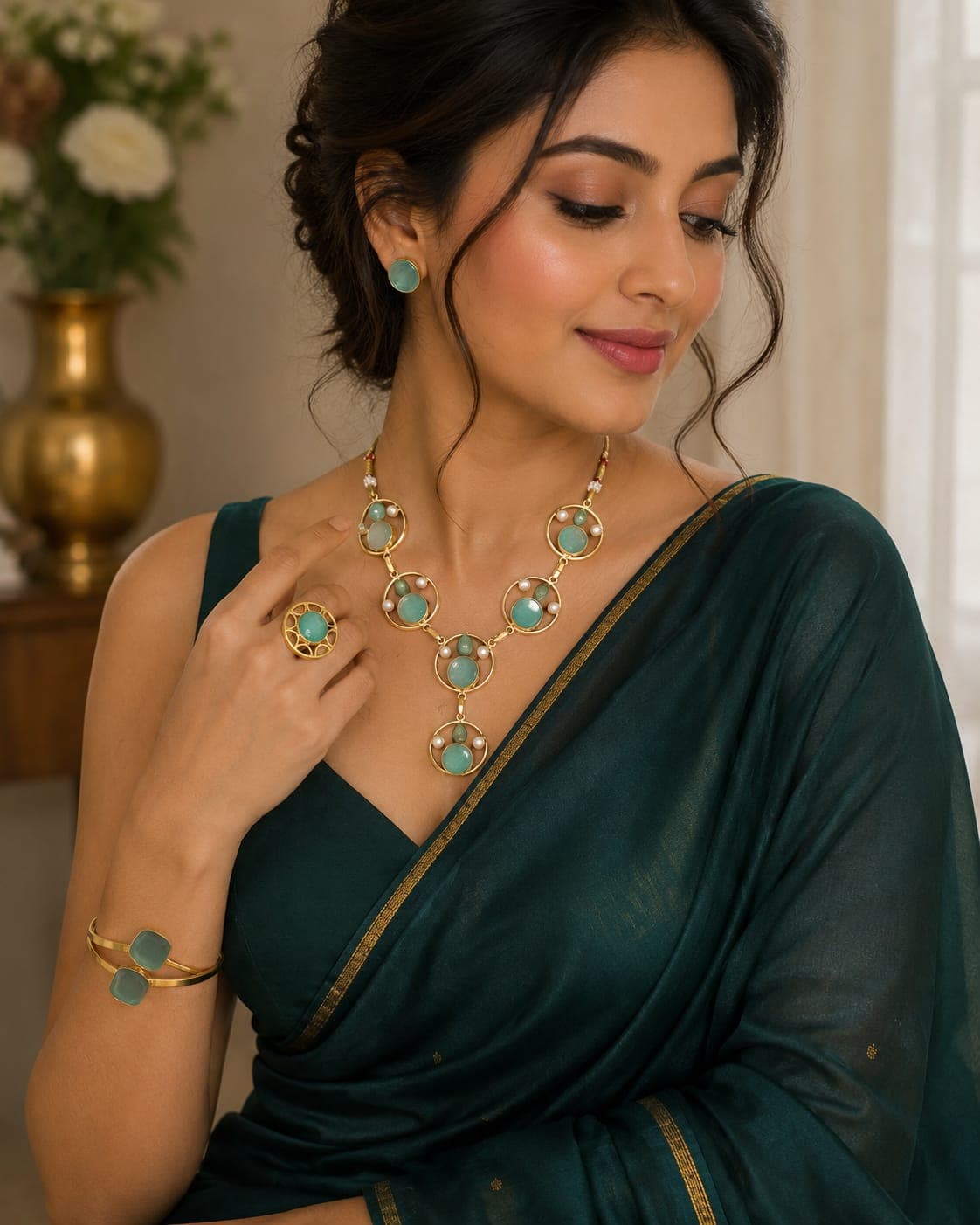 Round Necklace Combo Set 